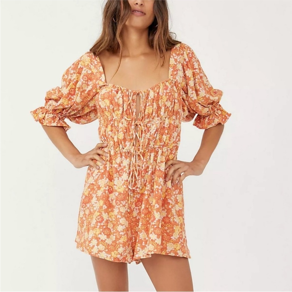 Free people show me love romper boho style